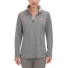 imageLittle Donkey Andy Womens Long Sleeve Running Shirts Workout Gym Sports TShirt Quick DryA Deep Grey Heather