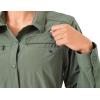 imageLittle Donkey Andy Womens Long Sleeve Travel Shirt UPF 50 Safari Shirt Outdoor Cool Quick Dry Hiking ShirtsL Army Green
