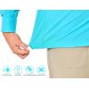 imageLittle Donkey Andy Womens Long Sleeve Travel Shirt UPF 50 Safari Shirt Outdoor Cool Quick Dry Hiking ShirtsL Blue