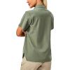 imageLittle Donkey Andy Womens Long Sleeve Travel Shirt UPF 50 Safari Shirt Outdoor Cool Quick Dry Hiking ShirtsS Army Green