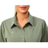 imageLittle Donkey Andy Womens Long Sleeve Travel Shirt UPF 50 Safari Shirt Outdoor Cool Quick Dry Hiking ShirtsS Army Green