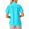 imageLittle Donkey Andy Womens Long Sleeve Travel Shirt UPF 50 Safari Shirt Outdoor Cool Quick Dry Hiking ShirtsS Blue