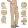 imageLittle Donkey Andy Womens Quick Dry Convertible Zip Off Pants Lightweight Hiking Travel Camping Khaki S