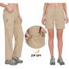 imageLittle Donkey Andy Womens Quick Dry Convertible Zip Off Pants Lightweight Hiking Travel Camping Khaki S