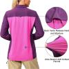 imageLittle Donkey Andy Womens UPF 50 UV Protection Breathable Long Sleeve Hiking Shirt Fishing Travel Shits AirHoles TechDark Purple