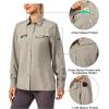 imageLittle Donkey Andy Womens UPF 50 UV Protection Breathable Long Sleeve Hiking Shirt Fishing Travel Shits AirHoles TechLaurel Oak
