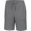 imageLittle Donkey Andy Mens Capri Pants Quick Dry Stretch Cool 34 Capri Jogger Shorts Gym Running Hiking Track ShortsAgrey
