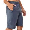 imageLittle Donkey Andy Mens Stretch Hiking Shorts Quick Dry Lightweight Athletic Shorts for Running HikingGrey
