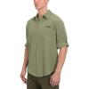imageLittle Donkey Andy Mens UPF 50 UV Protection Shirt Breathable Long Sleeve Fishing Hiking Shirts Quick DryLoden Green