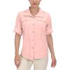 imageLittle Donkey Andy Womens Hoodie Long Sleeve Shirt UPF 50 Sun Protection Outdoor Quick Dry Fishing Hiking ShirtsHood Peachy Pink
