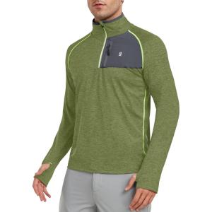 imageLittle Donkey Andy Mens Long Sleeve Quick Dry Lightweight Running Exercise Sports TShirt TopAyellow