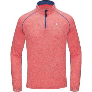 imageLittle Donkey Andy Mens Long Sleeve Quick Dry Lightweight Running Exercise Sports TShirt TopChibiscus Heather