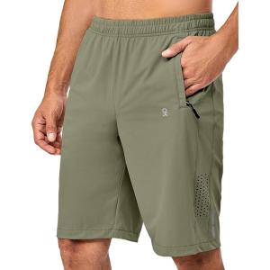imageLittle Donkey Andy Mens Stretch Hiking Shorts Quick Dry Lightweight Athletic Shorts for Running HikingSage