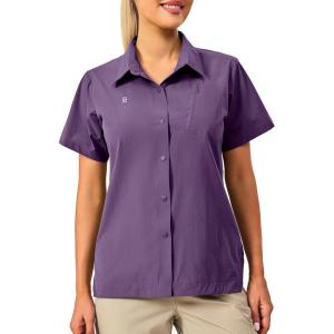imageLittle Donkey Andy Womens Long Sleeve Travel Shirt UPF 50 Safari Shirt Outdoor Cool Quick Dry Hiking ShirtsS Purple