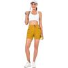 imageLittle Donkey Andy 5 Inch Inseam Nylon Shorts for Women Stretch Quick Dry Shorts for Hiking Travel CasualYellow