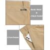 imageLittle Donkey Andy Mens Golf Pants Stretch Quick Dry Work Casual Travel Pants for Men with PocketsAkhaki