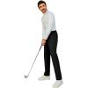 imageLittle Donkey Andy Mens Golf Pants Stretch Quick Dry Work Casual Travel Pants for Men with PocketsBblack
