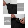imageLittle Donkey Andy Mens Golf Pants Stretch Quick Dry Work Casual Travel Pants for Men with PocketsBblack