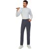 imageLittle Donkey Andy Mens Golf Pants Stretch Quick Dry Work Casual Travel Pants for Men with PocketsBgrey