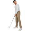 imageLittle Donkey Andy Mens Golf Pants Stretch Quick Dry Work Casual Travel Pants for Men with PocketsBkhaki