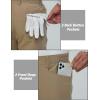 imageLittle Donkey Andy Mens Golf Pants Stretch Quick Dry Work Casual Travel Pants for Men with PocketsBkhaki