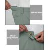 imageLittle Donkey Andy Mens Golf Pants Stretch Quick Dry Work Casual Travel Pants for Men with PocketsSage