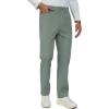 imageLittle Donkey Andy Mens Golf Pants Stretch Quick Dry Work Casual Travel Pants for Men with PocketsSage