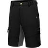 imageLittle Donkey Andy Mens Hiking Cargo Shorts Stretch Quick Dry Tactical Shorts Outdoor Travel Fishing Camping Casual ShortsBlack