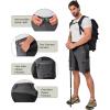 imageLittle Donkey Andy Mens Hiking Cargo Shorts Stretch Quick Dry Tactical Shorts Outdoor Travel Fishing Camping Casual ShortsGrey