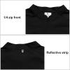 imageLittle Donkey Andy Mens Lightweight Quarter Zip PulloverUPF 50 Long Sleeve Athletic Shirts for Outdoor Running GolfBlack