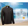 imageLittle Donkey Andy Mens Lightweight Quarter Zip PulloverUPF 50 Long Sleeve Athletic Shirts for Outdoor Running GolfSeal Brown