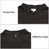 imageLittle Donkey Andy Mens Lightweight Quarter Zip PulloverUPF 50 Long Sleeve Athletic Shirts for Outdoor Running GolfSeal Brown