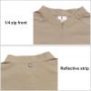 imageLittle Donkey Andy Mens Lightweight Quarter Zip PulloverUPF 50 Long Sleeve Athletic Shirts for Outdoor Running GolfVintage Khaki