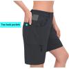 imageLittle Donkey Andy Womens 9 Inch Inseam Golf Shorts Lightweight Quick Dry Hiking Shorts Zippered Pockets
