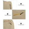 imageLittle Donkey Andy Womens 9 Inch Inseam Quick Dry Stretch Lightweight Cargo Shorts for Hiking Travel GolfKhaki
