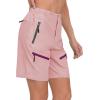 imageLittle Donkey Andy Womens 9 Inch Inseam Quick Dry Stretch Lightweight Cargo Shorts for Hiking Travel GolfPink