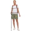 imageLittle Donkey Andy Womens 9 Inch Inseam Quick Dry Stretch Lightweight Cargo Shorts for Hiking Travel GolfSage