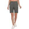 imageLittle Donkey Andy Womens 9 Inches Shorts Lightweight Quick Dry Stretch Hiking Golf TravelCarbon Heather