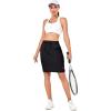 imageLittle Donkey Andy Womens Athletic Golf Tennis Skort Buildin Shorts Sports Skirt with PocketsBlack