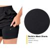 imageLittle Donkey Andy Womens Athletic Golf Tennis Skort Buildin Shorts Sports Skirt with PocketsBlack