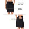 imageLittle Donkey Andy Womens Athletic Golf Tennis Skort Buildin Shorts Sports Skirt with PocketsBlack