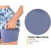 imageLittle Donkey Andy Womens Athletic Golf Tennis Skort Buildin Shorts Sports Skirt with PocketsGray Floral