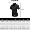 imageLittle Donkey Andy Womens Golf Polo Shirts Short Sleeve Zip Up Active Shirts for Tennis Workout UltraBreathable UPF 50Black