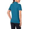 imageLittle Donkey Andy Womens Golf Polo Shirts Short Sleeve Zip Up Active Shirts for Tennis Workout UltraBreathable UPF 50Crystal Teal