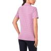 imageLittle Donkey Andy Womens Golf Polo Shirts Short Sleeve Zip Up Active Shirts for Tennis Workout UltraBreathable UPF 50Rose Purple