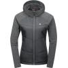 imageLittle Donkey Andy Womens Insulated Softshell Jackets Outdoor Athletic Jacket for Women with Hoodie Water RepellentIron Grey