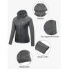 imageLittle Donkey Andy Womens Insulated Softshell Jackets Outdoor Athletic Jacket for Women with Hoodie Water RepellentIron Grey