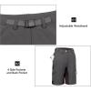 imageLittle Donkey Andy Womens Lightweight Quick Dry Hiking Shorts Golf Shorts Zippered PocketsGray