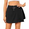 imageLittle Donkey Andy Womens Pleated Tennis Skirts Athletic Golf Skorts High Waisted Casual Workout Sports Running SkirtsAblack