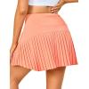 imageLittle Donkey Andy Womens Pleated Tennis Skirts Athletic Golf Skorts High Waisted Casual Workout Sports Running SkirtsAcopper Tan